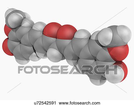 Clip Art - Curcumin molecule. Fotosearch