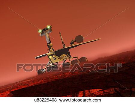 Curiosity rover, artwork View Large Illustration Stock Illustration - Curiosity rover, artwork. Fotosearch