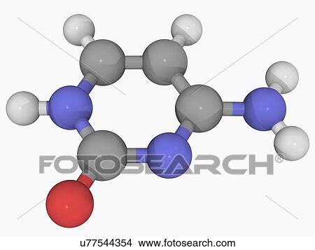 Cytosine molecule View Large Illustration Stock Illustration - Cytosine molecule. Fotosearch