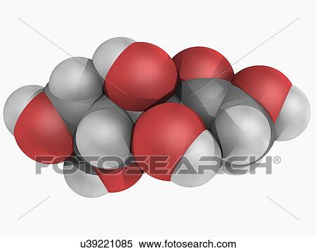 D-Fructose molecule View Large Illustration Stock Illustration - D-Fructose molecule. Fotosearch