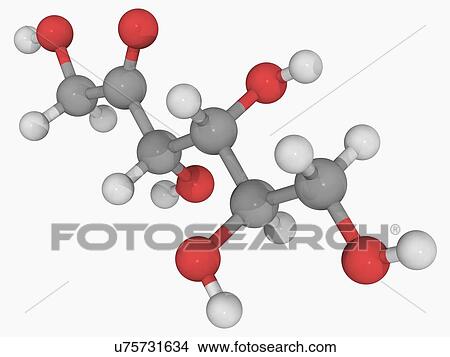 D-Fructose molecule View Large Illustration Stock Illustration - D-Fructose molecule. Fotosearch
