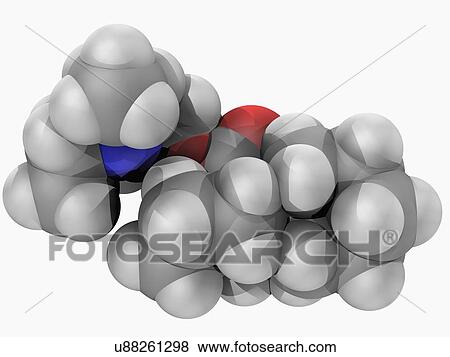 Dicyclomine drug molecule View Large Illustration Stock Illustration - Dicyclomine drug molecule. Fotosearch