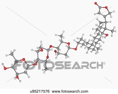 Digitoxin poison molecule View Large Illustration Stock Illustration - Digitoxin poison molecule. Fotosearch