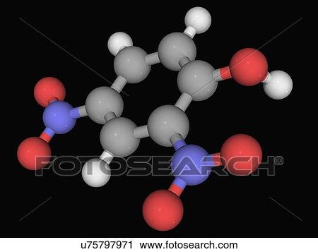 DNP poison molecule View Large Illustration Clip Art - DNP poison molecule. Fotosearch