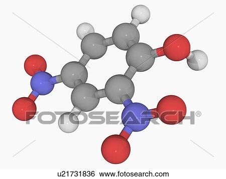 Stock Illustration - DNP poison molecule. Fotosearch