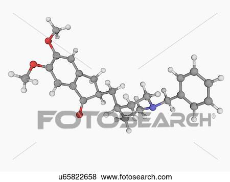 Donepezil drug molecule View Large Illustration Stock Illustration - Donepezil drug molecule. Fotosearch