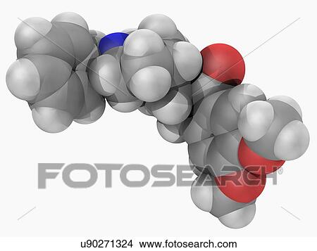Donepezil drug molecule View Large Illustration Stock Illustration - Donepezil drug molecule. Fotosearch
