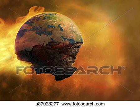 End of the world, artwork View Large Illustration Stock Illustration - End of the world, artwork. Fotosearch