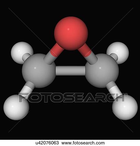 Ethylene oxide molecule View Large Illustration Drawing - Ethylene oxide molecule. Fotosearch