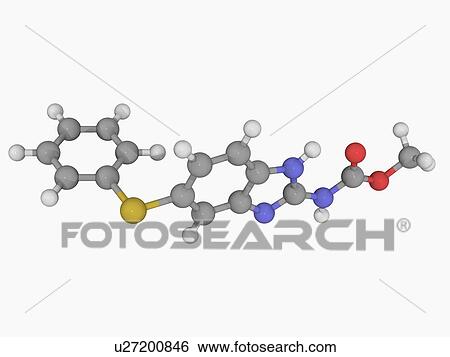 Fenbendazole drug molecule View Large Illustration Stock Illustration - Fenbendazole drug molecule. Fotosearch
