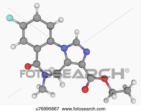 Flumazenil drug molecule View Large Illustration Stock Illustration - Flumazenil drug molecule. Fotosearch
