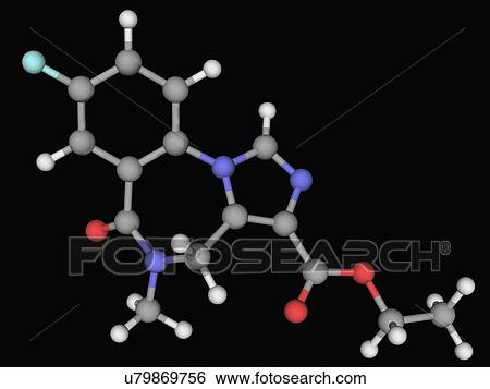 Flumazenil drug molecule View Large Illustration Stock Illustration - Flumazenil drug molecule. Fotosearch