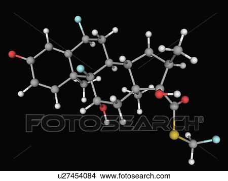 Fluticasone hormone molecule View Large Illustration Stock Illustration - Fluticasone hormone molecule. Fotosearch
