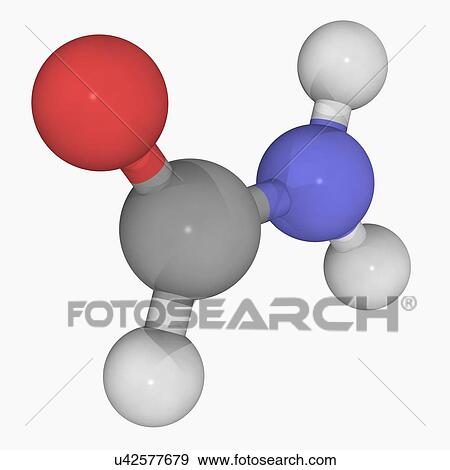 Formamide molecule View Large Illustration Stock Illustration - Formamide molecule. Fotosearch
