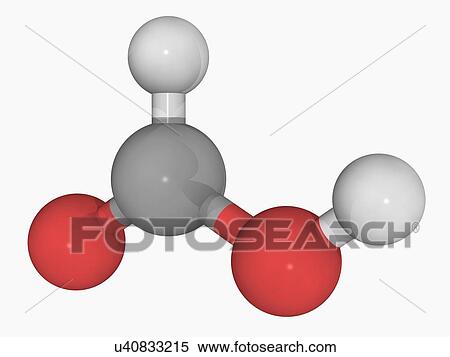 Formic acid molecule View Large Illustration Stock Illustration - Formic acid molecule. Fotosearch