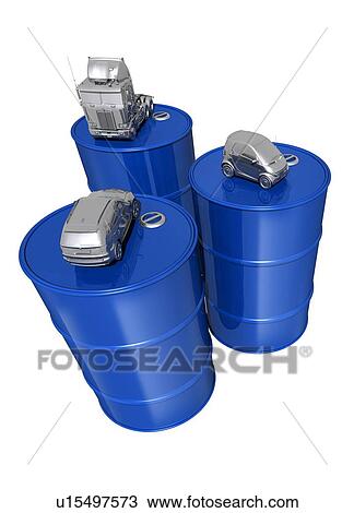 Fuel for transport, conceptual artwork View Large Illustration Drawing - Fuel for transport, conceptual artwork. Fotosearch