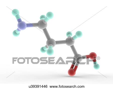 Gamma-aminobutyric acid GABA molecule View Large Illustration Stock Illustration - Gamma-aminobutyric acid GABA molecule. Fotosearch