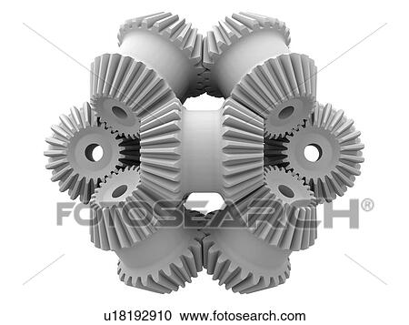 Gear wheels, artwork View Large Illustration Clipart - Gear wheels, artwork. Fotosearch