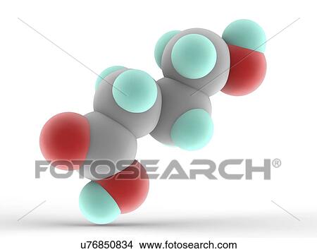 Stock Illustration - GHB molecule. Fotosearch