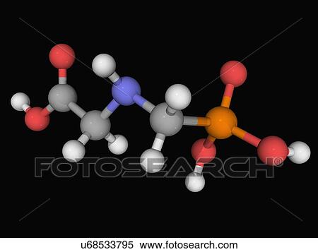 Glyphosate herbicide molecule View Large Illustration Stock Illustration - Glyphosate herbicide molecule. Fotosearch