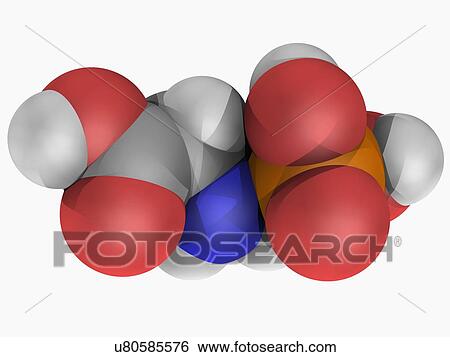 Glyphosate herbicide molecule View Large Illustration Stock Illustration - Glyphosate herbicide molecule. Fotosearch