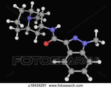 Granisetron drug molecule View Large Illustration Clip Art - Granisetron drug molecule. Fotosearch