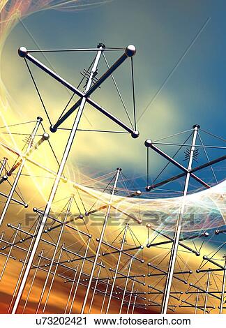 HAARP antenna array, artwork View Large Illustration Clip Art - HAARP antenna array, artwork. Fotosearch