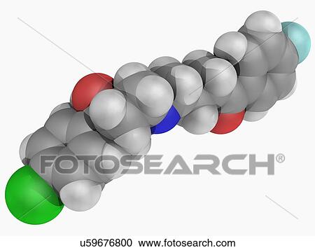 Haloperidol drug molecule View Large Illustration Clipart - Haloperidol drug molecule. Fotosearch