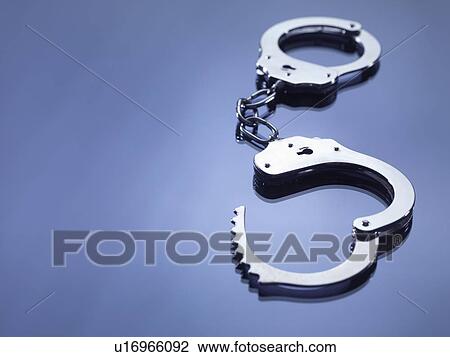 Handcuffs View Large Illustration Drawing - Handcuffs. Fotosearch