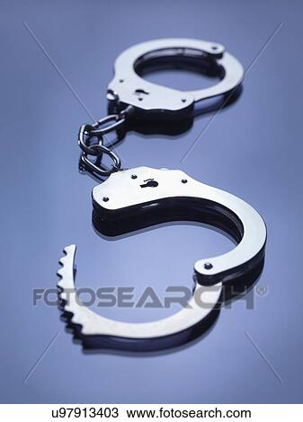 Drawing - Handcuffs. Fotosearch