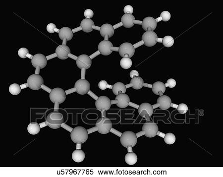 Hexahelicene molecule View Large Illustration Stock Illustration - Hexahelicene molecule. Fotosearch