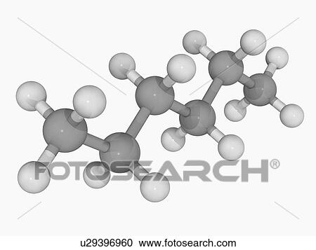 Hexane molecule View Large Illustration Clipart - Hexane molecule. Fotosearch