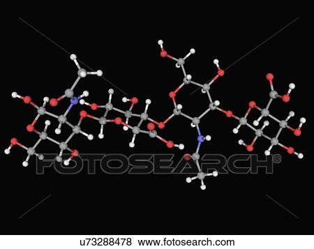 Hyaluronic acid molecule View Large Illustration Stock Illustration - Hyaluronic acid molecule. Fotosearch
