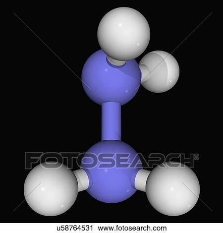 Hydrazine molecule View Large Illustration Clip Art - Hydrazine molecule. Fotosearch