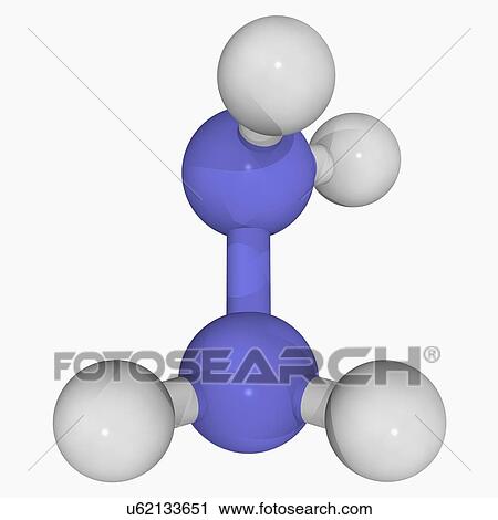 Hydrazine molecule View Large Illustration Clip Art - Hydrazine molecule. Fotosearch