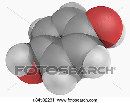 Hydroquinone molecule View Large Illustration Clip Art - Hydroquinone molecule. Fotosearch