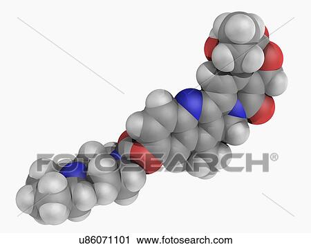 Clip Art - Irinotecan drug molecule. Fotosearch
