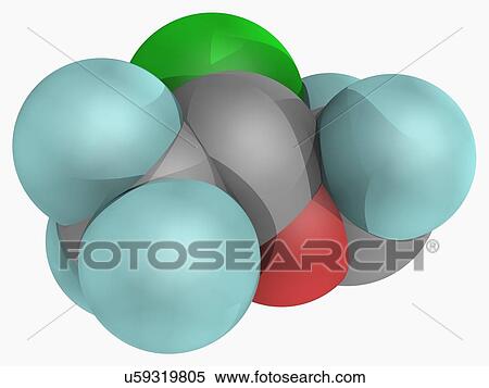 Isoflurane molecule View Large Illustration Stock Illustration - Isoflurane molecule. Fotosearch