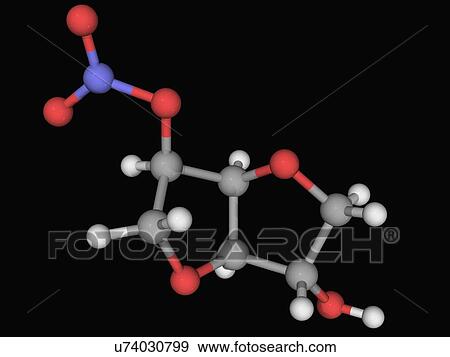 Isosorbide mononitrate drug molecule View Large Illustration Stock Illustration - Isosorbide mononitrate drug molecule. Fotosearch