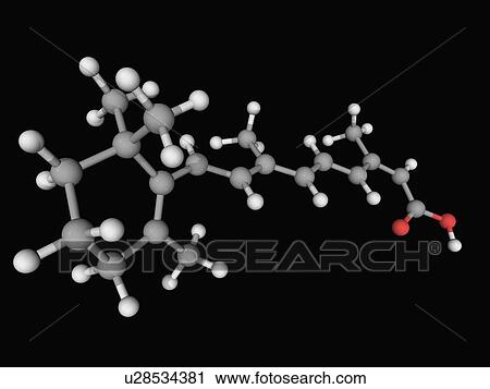 Isotretinoin drug molecule View Large Illustration Clip Art - Isotretinoin drug molecule. Fotosearch