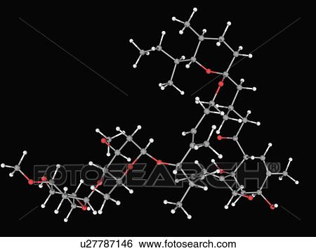 Ivermectin drug molecule View Large Illustration Stock Illustration - Ivermectin drug molecule. Fotosearch