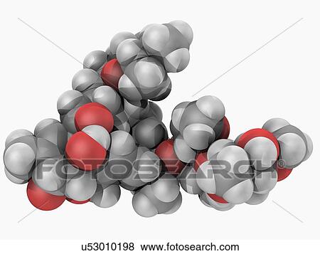 Stock Illustration - Ivermectin drug molecule. Fotosearch