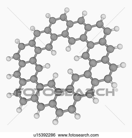 Stock Illustration - Kekulene molecule. Fotosearch