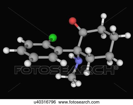 Ketamine drug molecule View Large Illustration Stock Illustration - Ketamine drug molecule. Fotosearch