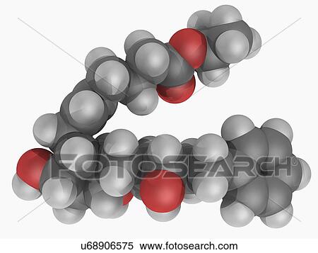 Latanoprost drug molecule View Large Illustration Stock Illustration - Latanoprost drug molecule. Fotosearch