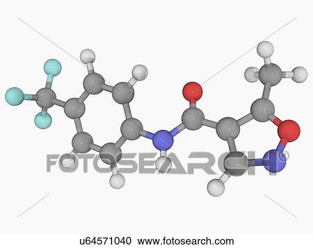 Leflunomide drug molecule View Large Illustration Clipart - Leflunomide drug molecule. Fotosearch