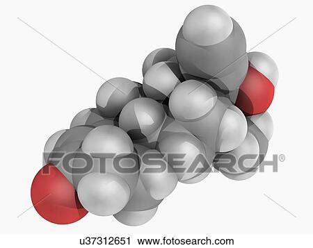 Levonorgestrel drug molecule View Large Illustration Clip Art - Levonorgestrel drug molecule. Fotosearch