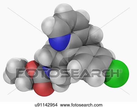 Loratadine drug molecule View Large Illustration Stock Illustration - Loratadine drug molecule. Fotosearch