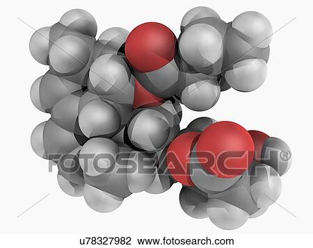 Lovastatin drug molecule View Large Illustration Drawing - Lovastatin drug molecule. Fotosearch