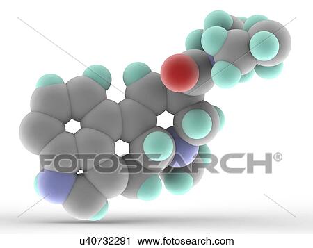 Clip Art - LSD drug molecule. Fotosearch